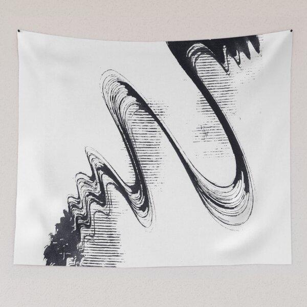 Item preview, ink explorations (037) - abstract black india ink painting designed and sold by expl-rations.