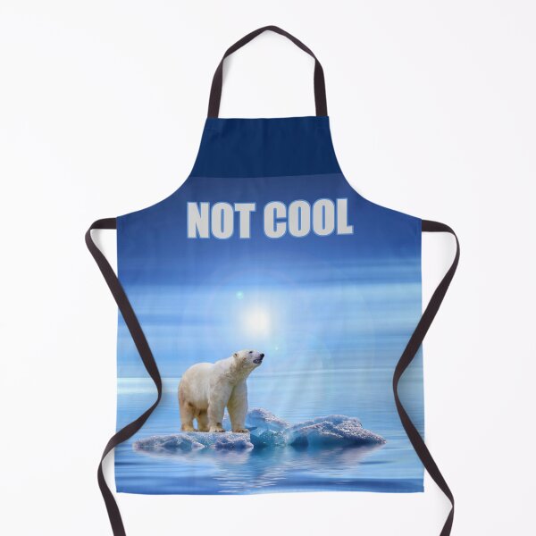 Item preview, Not Cool: Polar bear on a small chunk of ice designed and sold by PromoteProgress.