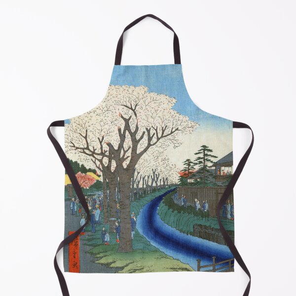 Item preview,  Sightseers viewing cherry blossoms (Restored Japanese Artwork) designed and sold by PromoteProgress.