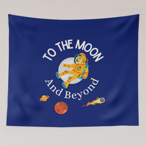 Item preview, Dogecoin To The Moon (and beyond) designed and sold by UnleyDesign.
