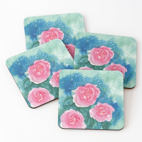 Item preview, Loose Roses 2 - Pink Roses designed and sold by The Elderberry Blossom.