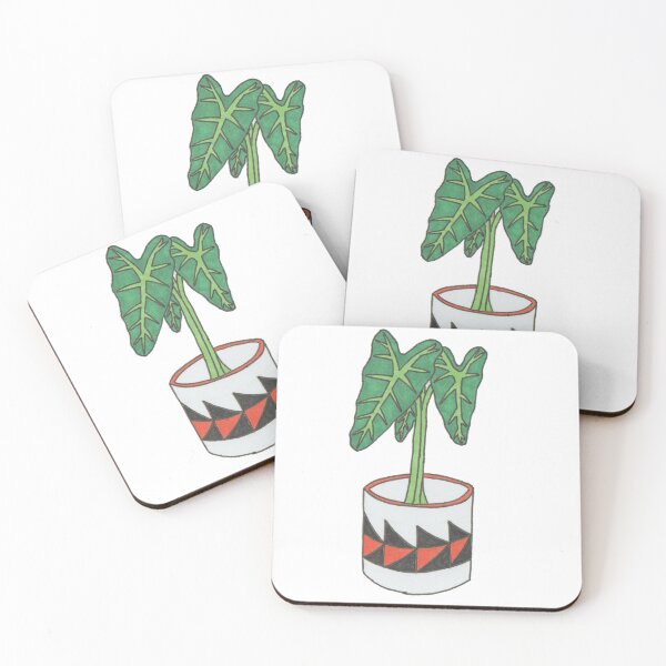 Item preview, Alocasia houseplant in geometric pot designed and sold by PlantEngineer.