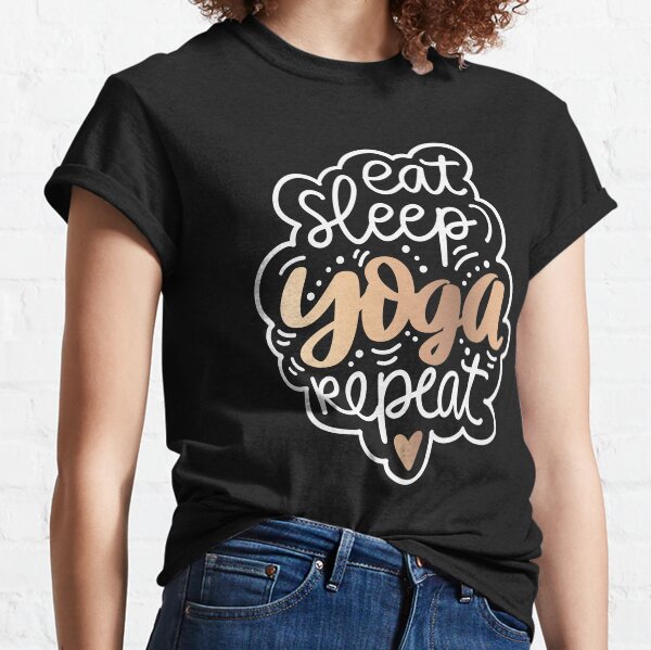 yoga themed t shirts