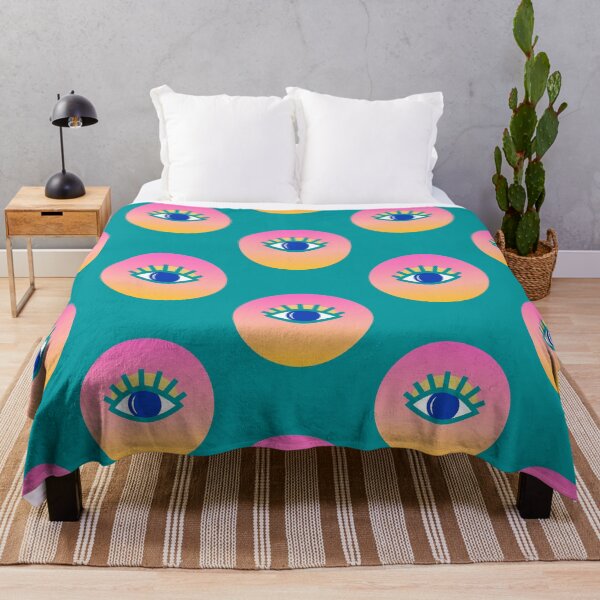 Item preview, Sunset Magic Eye Diseño gráfico de color tropical designed and sold by LittleIconShop.