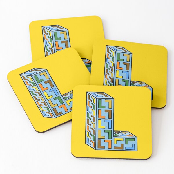 Item preview, Letter L (blue) designed and sold by artfulnotebook.