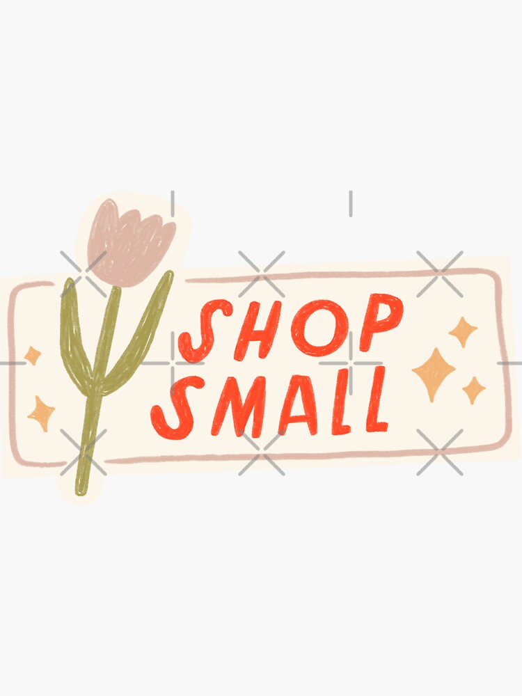 Thumbnail 3 of 3, Sticker, Shop Small designed and sold by delabrmr.
