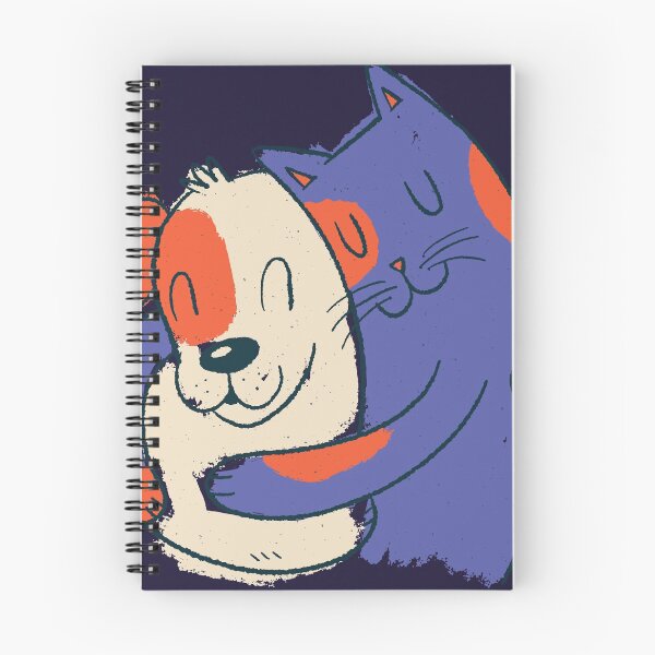 Item preview, Cat and dog hugging designed and sold by DBSA.