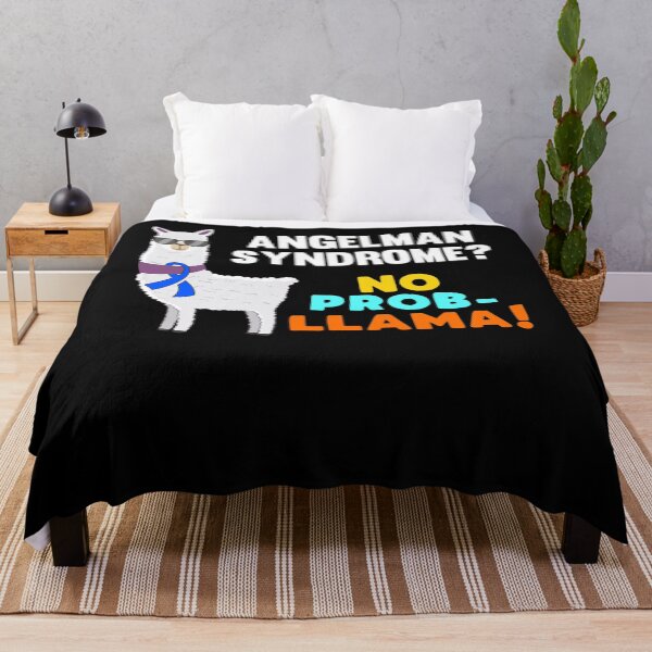 Item preview, No Prob-Llama Angelman Syndrome Warrior Survivor Awareness designed and sold by whitneyiott9632.