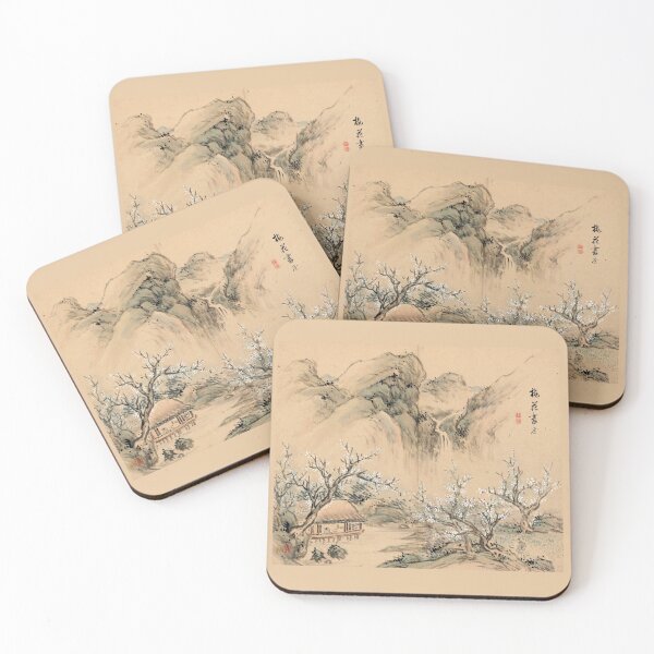 Item preview, Landscapes of the Four Seasons-Spring (Restored Japanese Painting) designed and sold by PromoteProgress.
