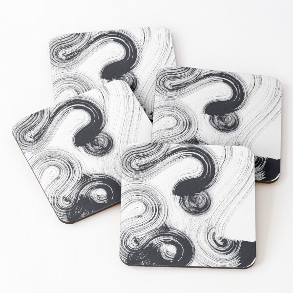 Item preview, ink explorations (041) - abstract black india ink painting designed and sold by expl-rations.