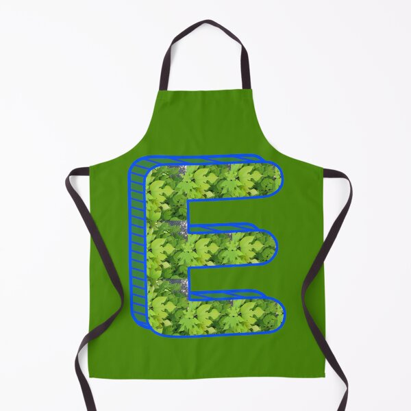 Item preview, Letter E (with green leaves) designed and sold by artfulnotebook.