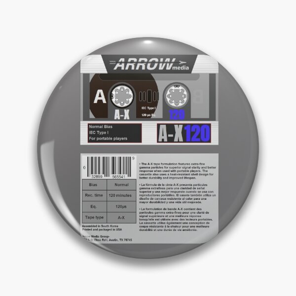 Item preview, Arrow Media A-X 120 type 1 cassette (front and back) designed and sold by B-96-J.