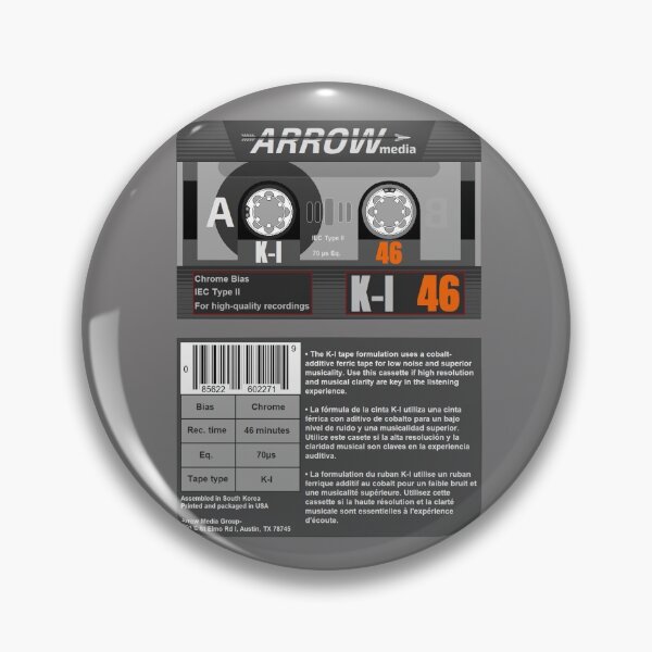 Item preview, Arrow Media K-I 46 type 2 cassette (front and back) designed and sold by B-96-J.