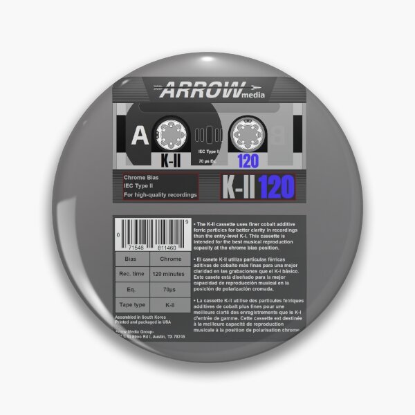 Item preview, Arrow Media K-II 120 type 2 cassette (front and back) designed and sold by B-96-J.