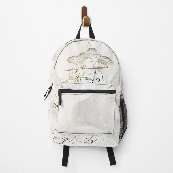 Item preview, Jizō Bosatsu Playing a Flute (Restored Japanese Painting) designed and sold by PromoteProgress.