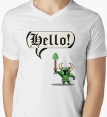 HELLO! Men's V-Neck T-Shirt
