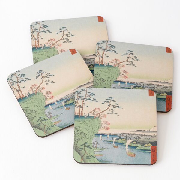 Item preview, Konodai Tone River Vintage Ukiyo-e Japanese Art designed and sold by VintageArchive.
