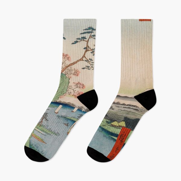 Item preview, Konodai Tone River Vintage Ukiyo-e Japanese Art designed and sold by VintageArchive.
