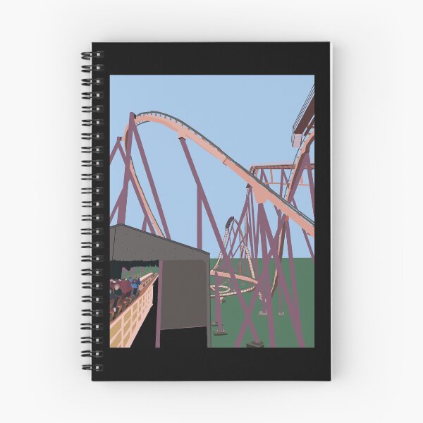 Aperçu de l'œuvre Raging Bull Roller Coaster Dessin créée et vendue par designsby-zach.