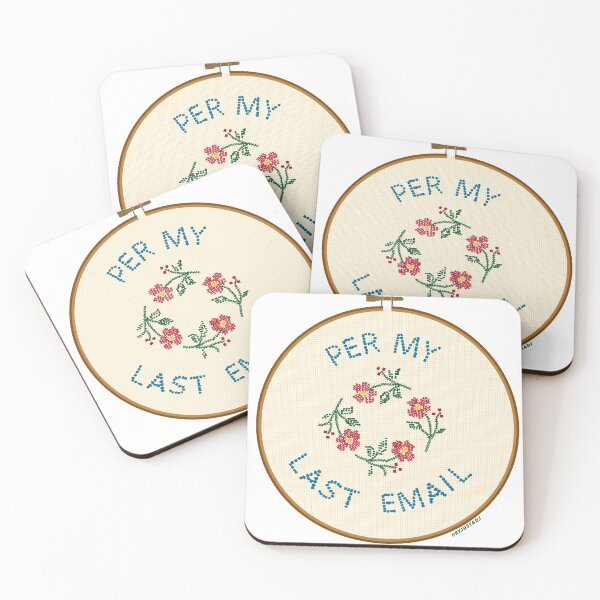 Item preview, Per My Last Email Cross Stitch designed and sold by Alaurathexplora.