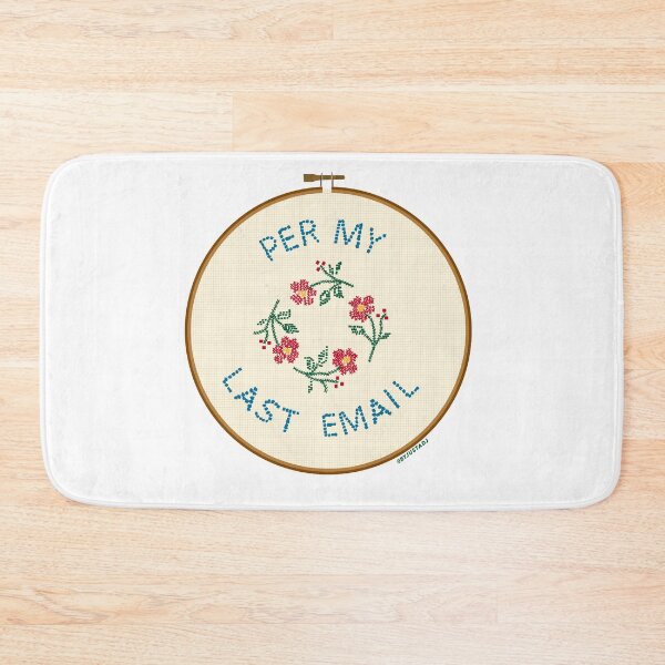 Item preview, Per My Last Email Cross Stitch designed and sold by Alaurathexplora.