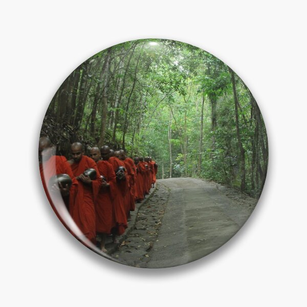 Item preview, Buddhist Monks Walking a Road designed and sold by PromoteProgress.