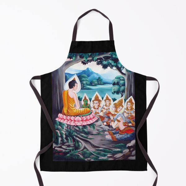 Item preview, Buddha Teaching, Painting designed and sold by PromoteProgress.
