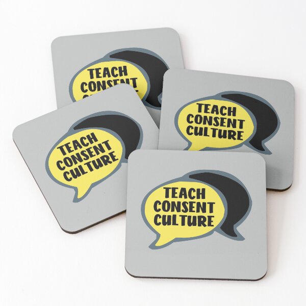 Item preview, Teach Consent Culture - Speech Bubbles designed and sold by Chubuter.