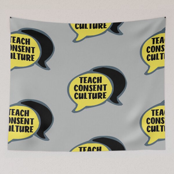 Item preview, Teach Consent Culture - Speech Bubbles designed and sold by Chubuter.