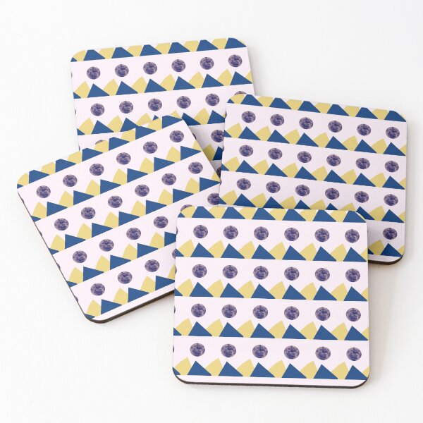 Item preview, Desert Moon Pink Sky Multi Abstract Geometric Design designed and sold by LittleIconShop.
