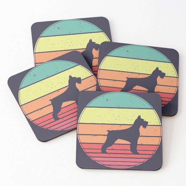 Item preview, Schnauzer Vintage Retro Sunset designed and sold by faudeltn.