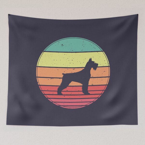 Item preview, Schnauzer Vintage Retro Sunset designed and sold by faudeltn.