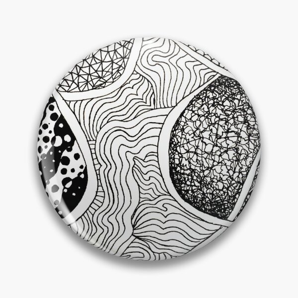 Item preview, Black and white doodle design designed and sold by EmmaIzzieArt.