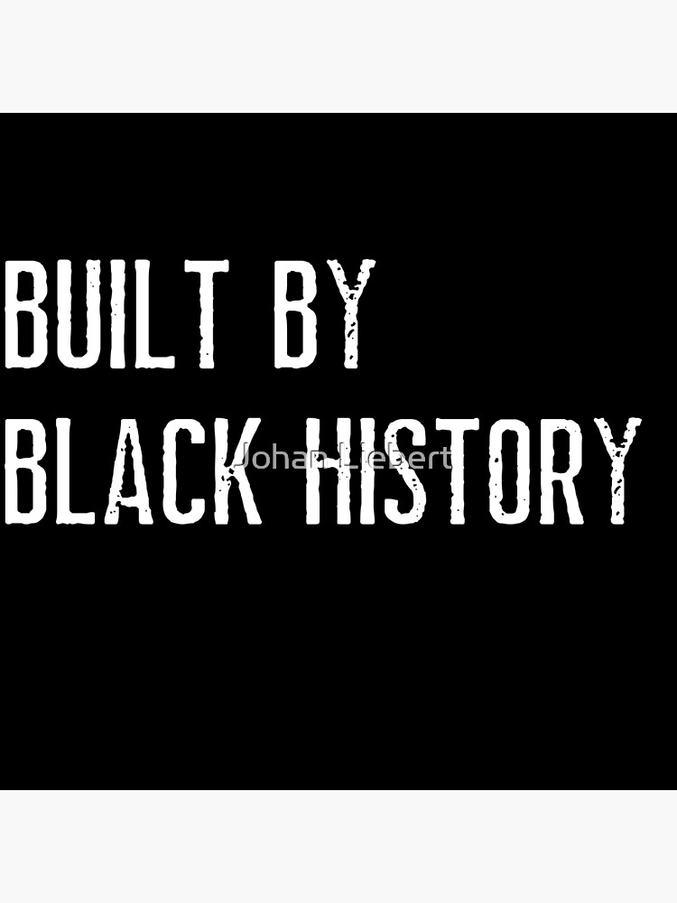Discover Built By Black History Premium Matte Vertical Poster