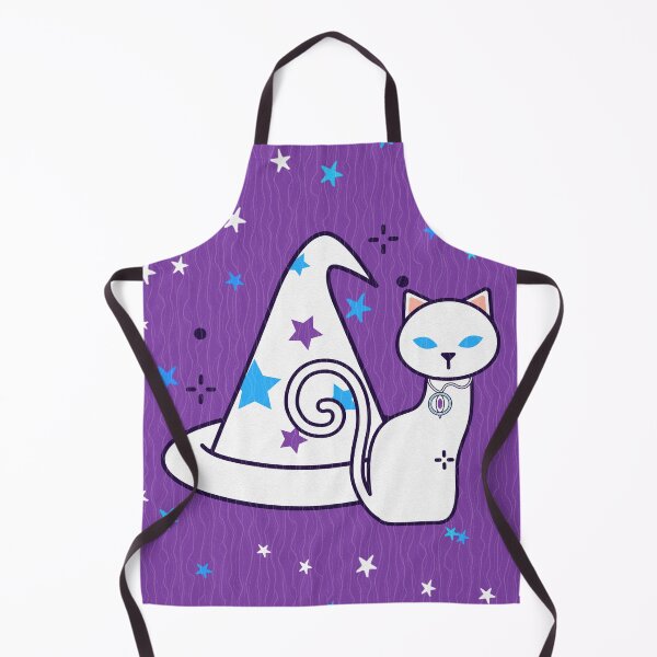 Item preview, Retro Mid-Century Magic Cat and Wizard Hat with Stars designed and sold by orionlodubyal.