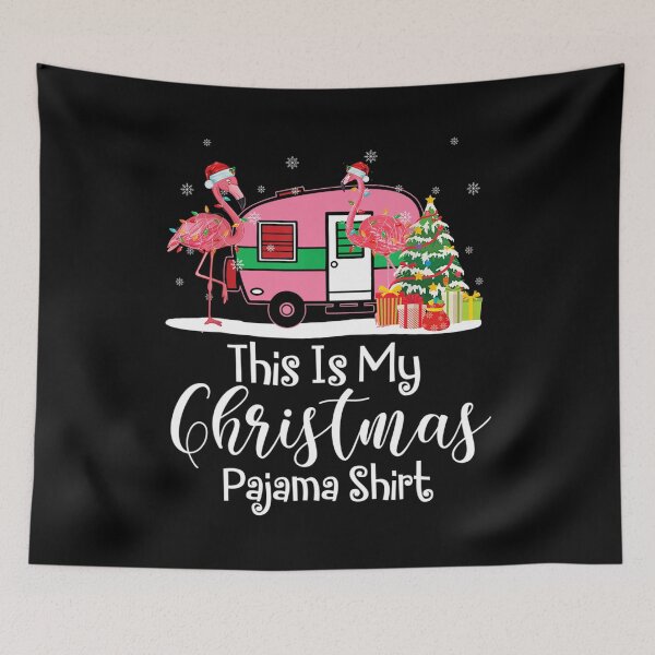 Item preview, Camping Flamingo Santa Claus Camper, This Is My Christmas Pajama designed and sold by whitneyiott9632.
