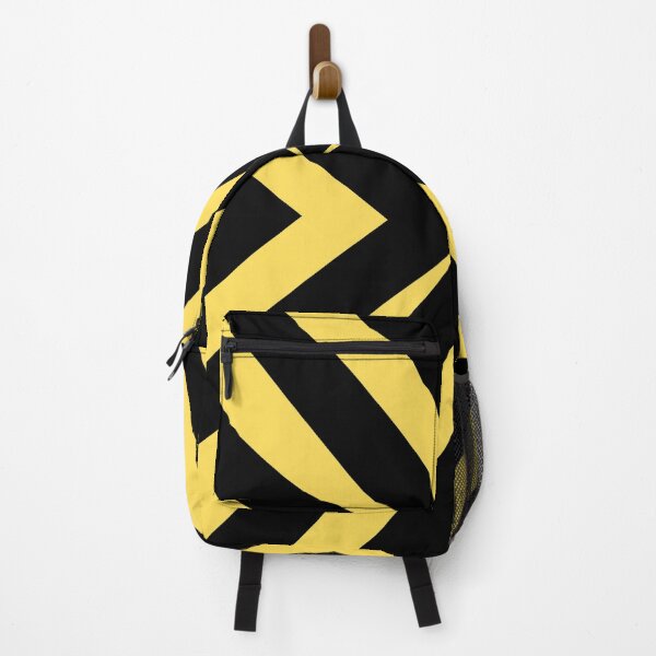 Item preview, Yellow and Black Cross X Striped Pattern Design designed and sold by TheHappyK.