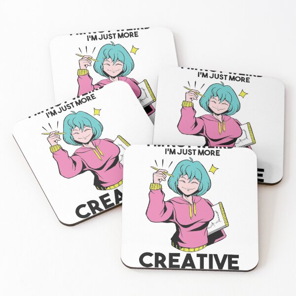 Item preview, Cute Kawaii I'm Not Weird I'm Creative Anime T-Shirt designed and sold by TheFlipRepublic.