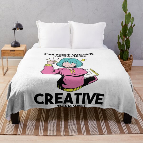 Item preview, Cute Kawaii I'm Not Weird I'm Creative Anime T-Shirt designed and sold by TheFlipRepublic.