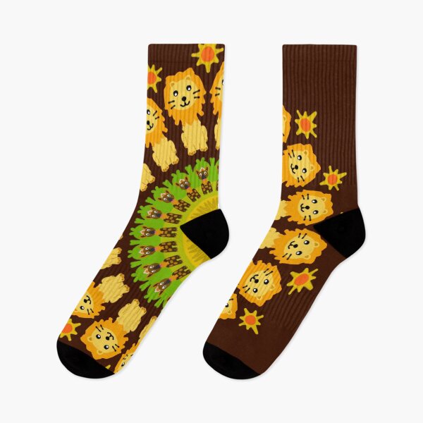 Item preview, Lovable Lion and Laughing Hyena Mandala Design designed and sold by MandalaZoo.