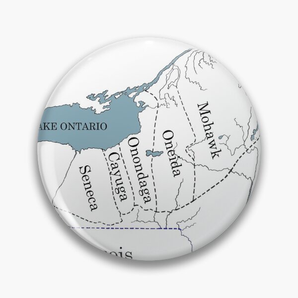 Item preview, Iroquois Confederacy 1650 Map designed and sold by History Merch!.