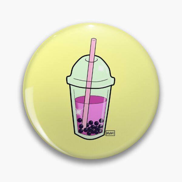 Item preview, Pink bubble tea designed and sold by MakiArts.