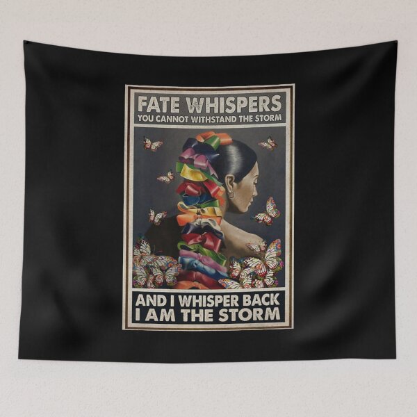 Item preview, Mexican Girl Fate whispers you cannot withstand the storm and i shisper back i am the storm designed and sold by Kendall188.