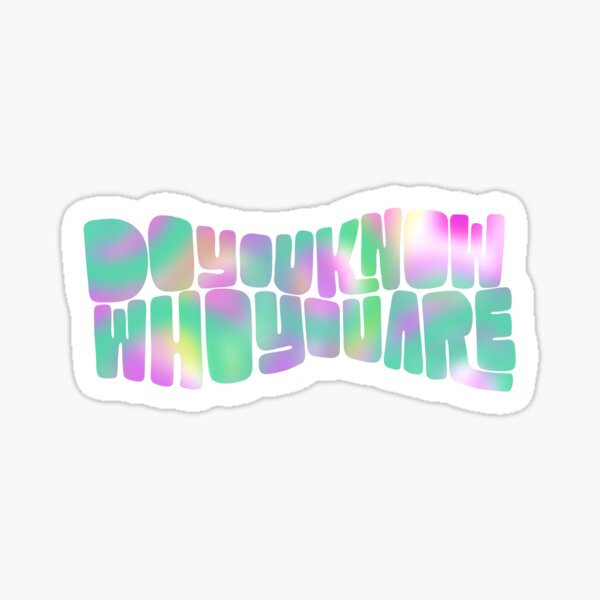 Harry Styles Vinyl Sticker | Lights Up | Do You Know Who You Are | Tie-Dye Sticker Sticker