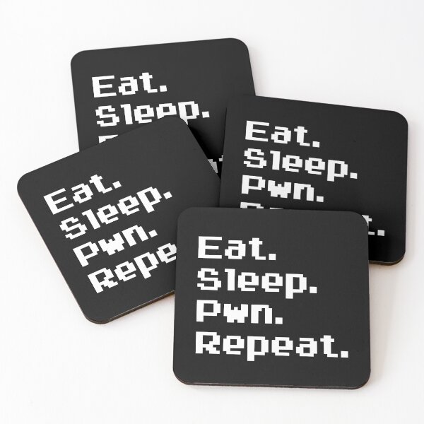 Item preview, Eat. Sleep. Pwn. Repeat. designed and sold by squidgun.