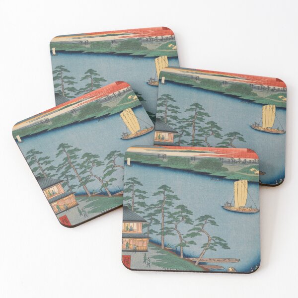 Item preview, Niijuku Ferry Vintage Ukiyo-e Japanese Art designed and sold by VintageArchive.