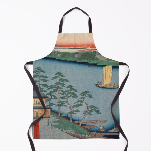 Item preview, Niijuku Ferry Vintage Ukiyo-e Japanese Art designed and sold by VintageArchive.