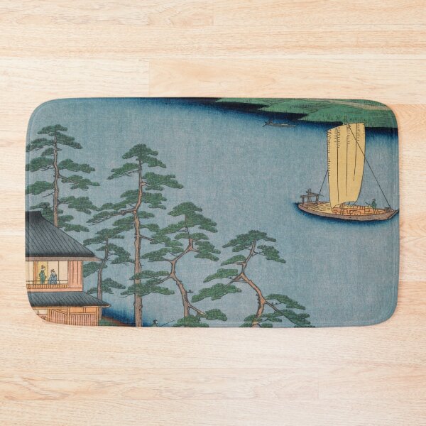 Item preview, Niijuku Ferry Vintage Ukiyo-e Japanese Art designed and sold by VintageArchive.