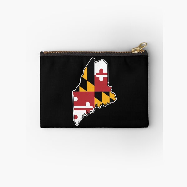 Item preview, Maryland Flag Maine Map designed and sold by MarylandStyle.