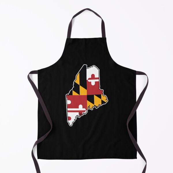 Item preview, Maryland Flag Maine Map designed and sold by MarylandStyle.